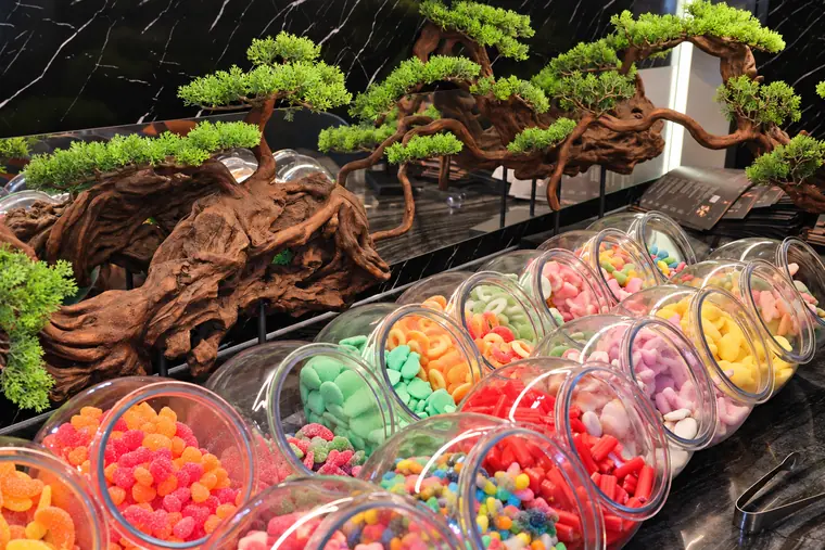 Le mur de bonbons